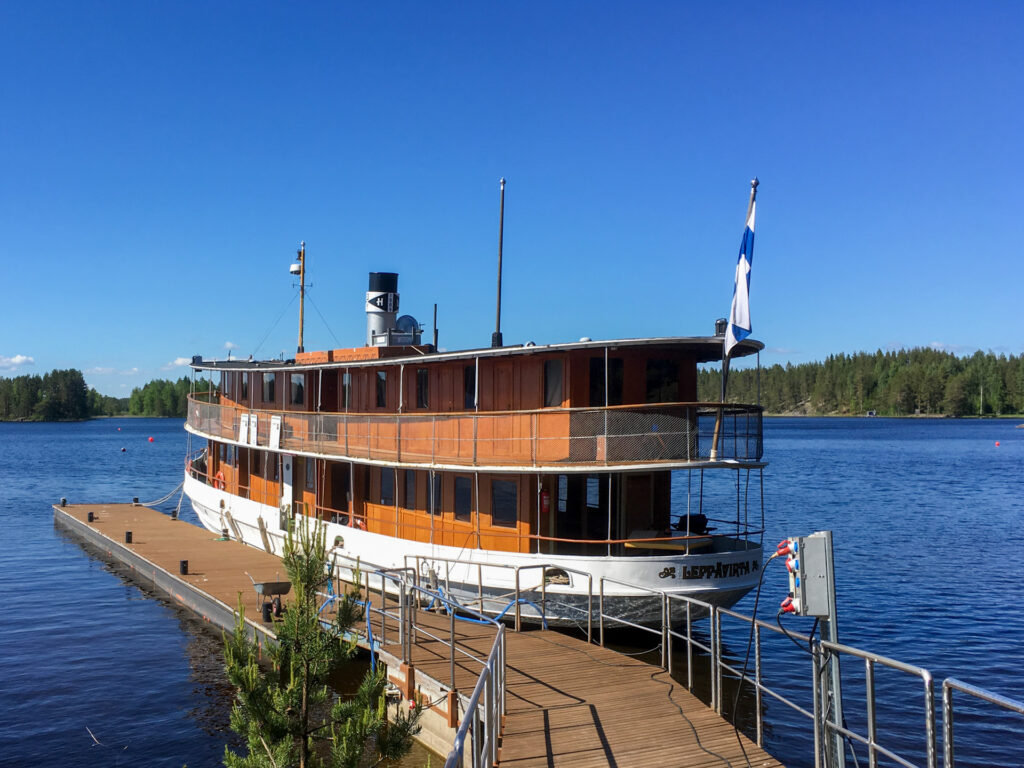 Leppävirta laiturissa vuonna 2017