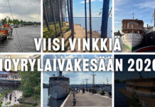 Five Tips for Your Finnish Steamboat Summer 2026 Six steamboat destinations in photos. The final one is darkened, as it’s only coming in 2027